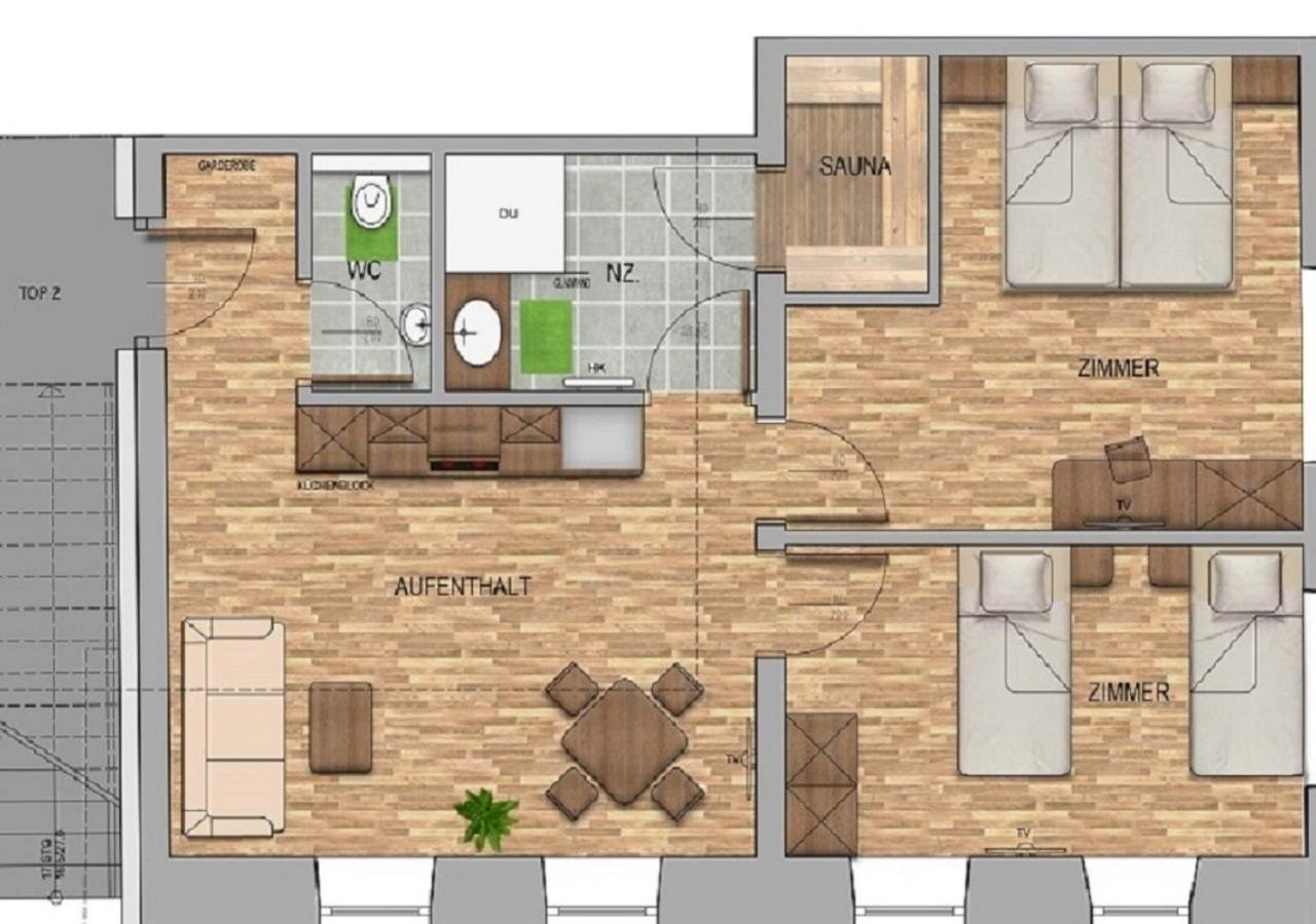 Apartmenthaus Strasswirt De Luxe Tropolach Luaran gambar