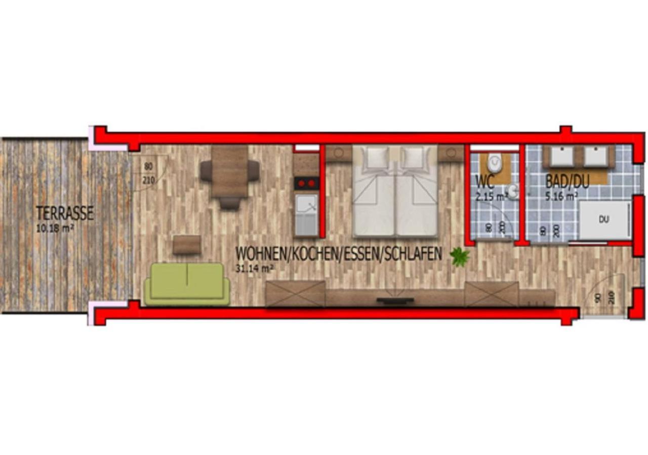 Apartmenthaus Strasswirt De Luxe Tropolach Luaran gambar